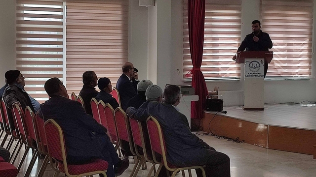 Karapınar'da hacı adaylarına sağlık semineri