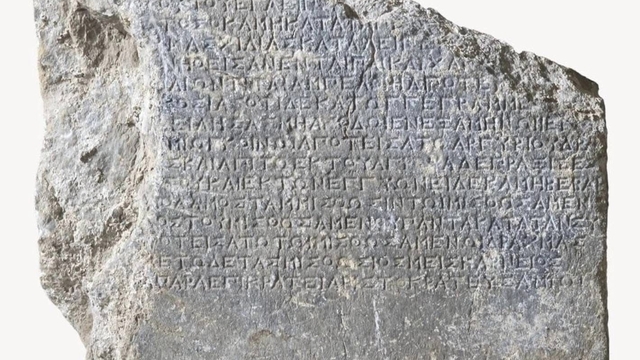 Amos Antik Kenti'ne ait 2 bin 200 yıllık "kira sözleşmesi" gün yüzüne çıkarıldı