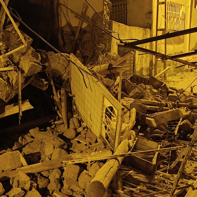 Kayseri'de müstakil ev çöktü; hasar oluştu