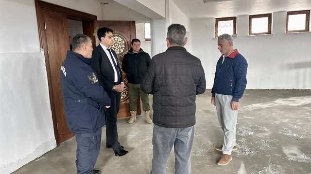 Günyurdu köyü camisinde restorasyon ve bakım çalışmaları