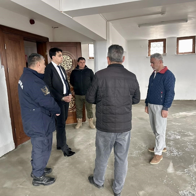 Günyurdu köyü camisinde restorasyon ve bakım çalışmaları