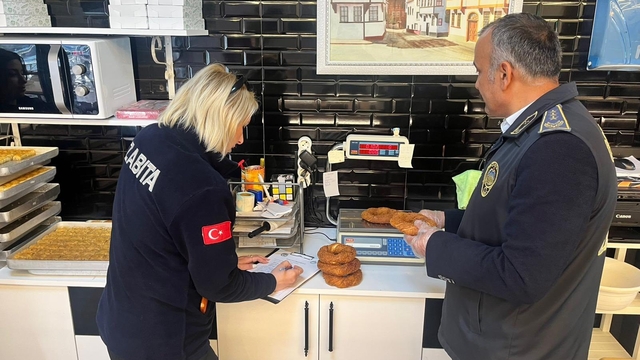 Bilecik'te simit ve poğaça gramaj denetimi