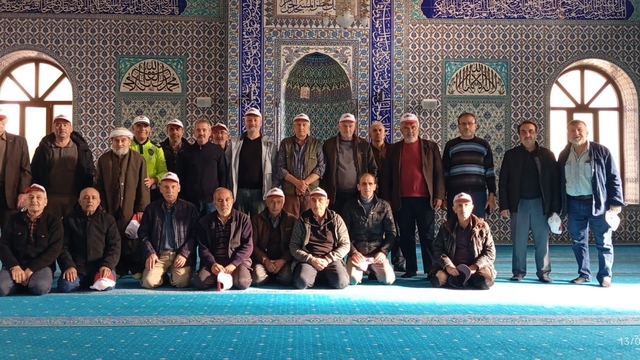 Emet'te cami cemaatine trafik eğitimi