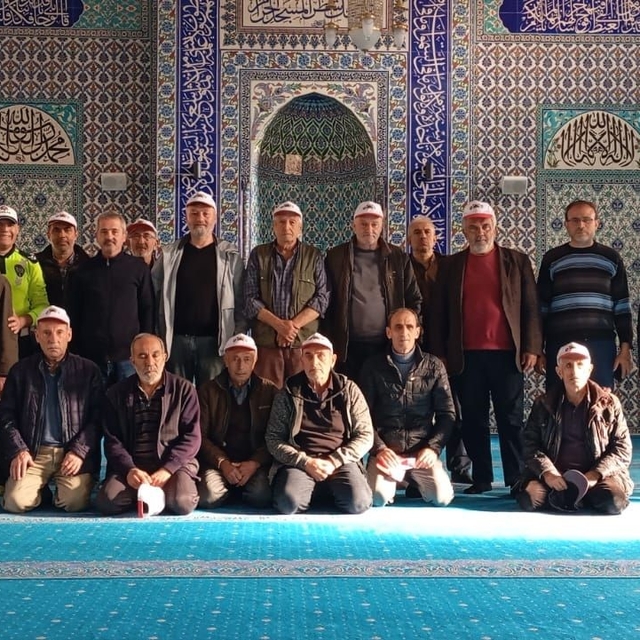 Emet'te cami cemaatine trafik eğitimi