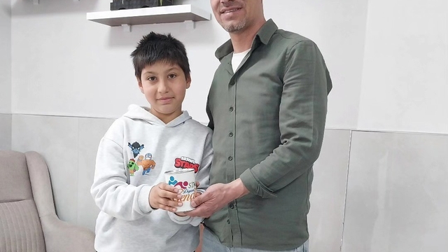 Simav'da minik yürekten büyük bağış