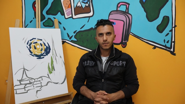 Sanatla hayata tutundu, ilk sergisini açıyor