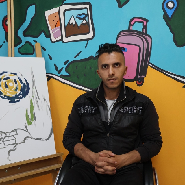 Sanatla hayata tutundu, ilk sergisini açıyor