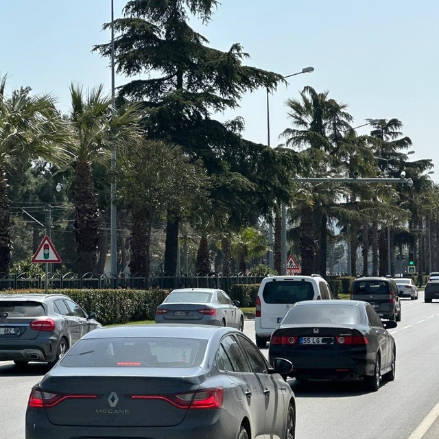 Samsun'da taşıt sayısı 543 bin 967'ye ulaştı