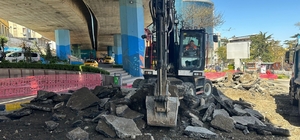 Trabzon'da Atatürk Alanındaki viyadüklerin altı dinlenme alanı olacak