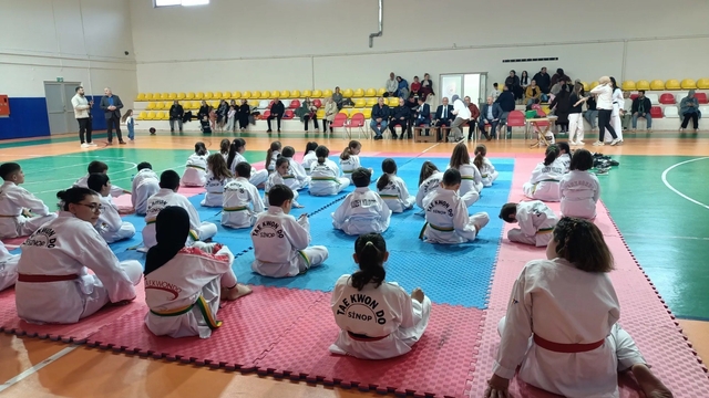 Erfelek'te kuşak sınavı heyecanı