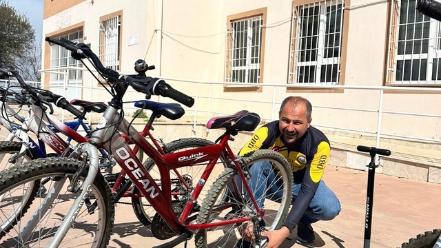 Denizli'de köy okullarında pedallar yeniden dönüyor