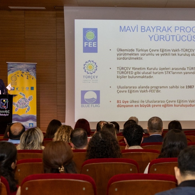 Manavgat'ta turizm sezonu öncesi mavi bayrak bilgilendirme toplantısı