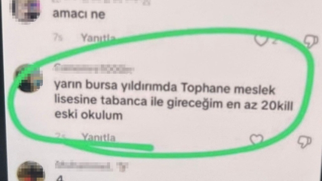 Maraş ve Urfa'da okula yapılan saldırı sonrası Bursa'da "Sıra bende" yazan şüpheliye operasyon düzenlendi
2 şüpheli yakalandı, adreste yapılan aramada çıkanlar şok etti