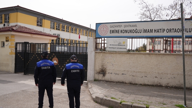 Şehitkamil'de okul çevrelerinde güvenlik seferberliği