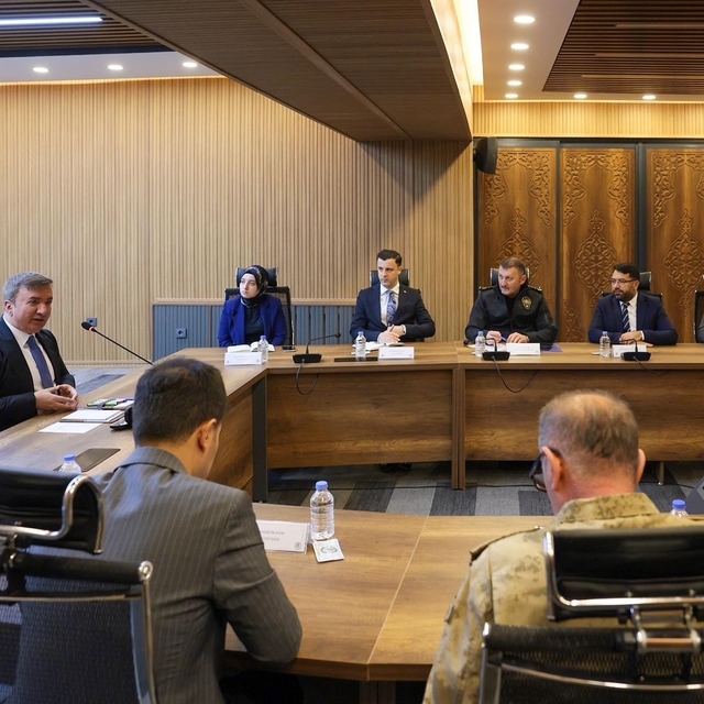 Erzincan'da okul güvenliği toplantısı düzenlendi