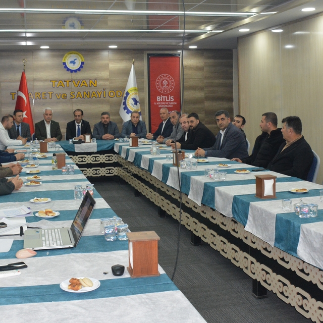 Tatvan'da turizm sektör temsilcileri toplantısı gerçekleştirildi