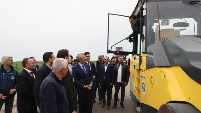 Edirne'de köy yolları yenileniyor