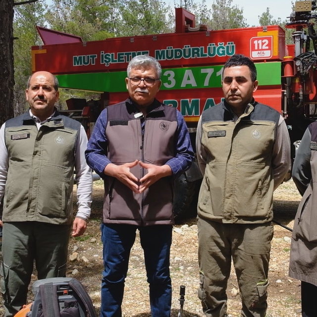 Mersin'de yaz sezonu öncesi orman yangını tatbikatı yapıldı