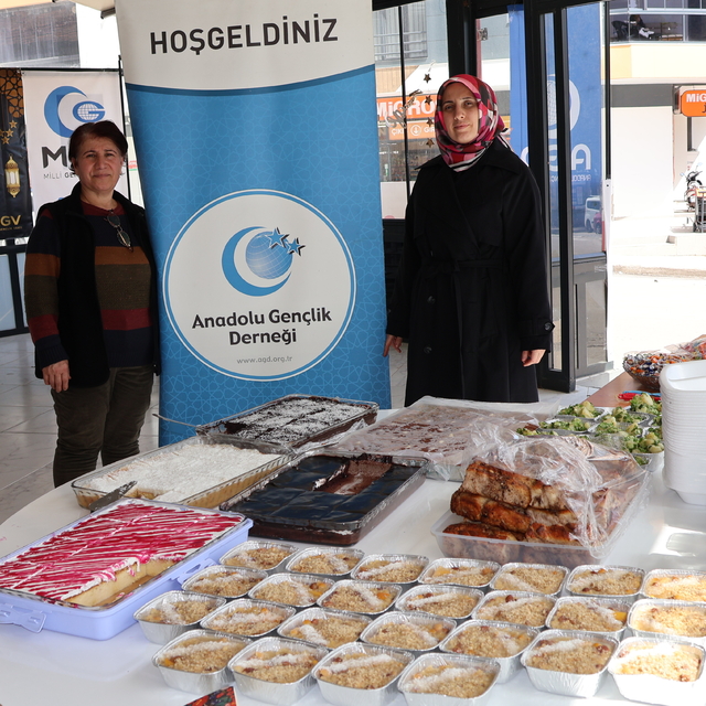 Amasya'da Gazze'ye destek amacıyla kermes düzenlendi