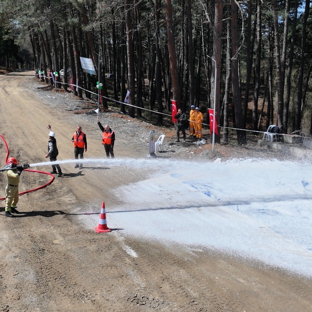 Ormancılar kıyasıya yarıştı