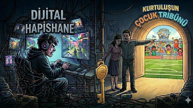 Coşkun :  "Çocuklarımızı kendi ellerimizle kurduğumuz dijital hapishanelerden çıkarmalıyız"
"Sokaktaki şiddet evde başlıyor, çözüm: Çocuk Tribünü"