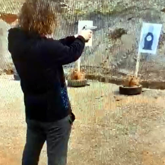 Kahramanmaraş'taki okul saldırganının poligonda atış yaptığı görüntüler ort...