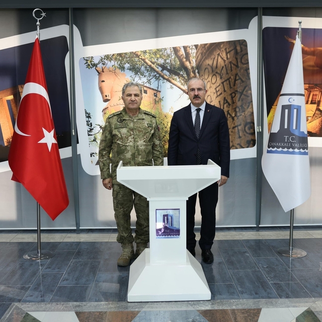 Kara Kuvvetleri Komutanı Orgeneral Tokel'den Vali Toraman'a ziyaret