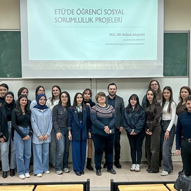 ETÜ'de üçüncü sosyal sorumluluk okulu tamamlandı