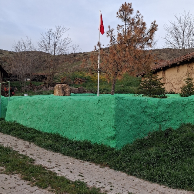Eşankara Dede türbesinde bakım çalışmaları