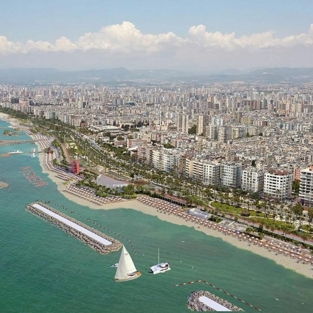 Mersin'de sahil hattına 'Plaj Mersin' projesi