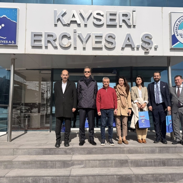 Belçika heyeti Erciyes'e hayran kaldı