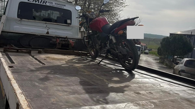 Edirne'de motosikletliye 24 bin 162 TL ceza