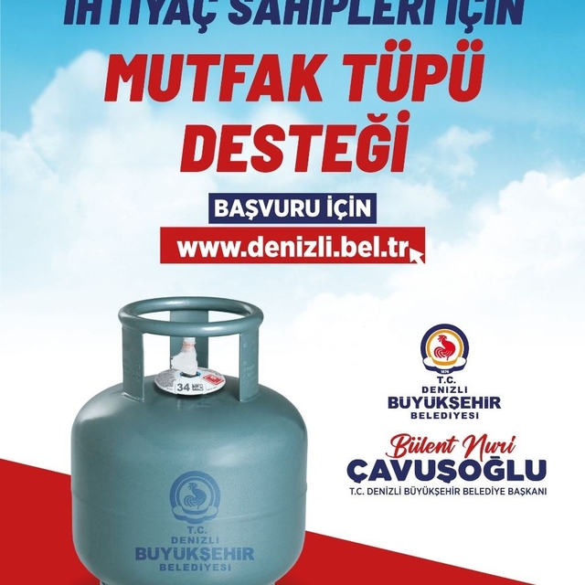 Denizli'de mutfak bütçesine 1,3 milyonluk destek
