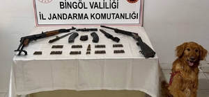 Bingöl'de silah ve mühimmat ele geçirildi