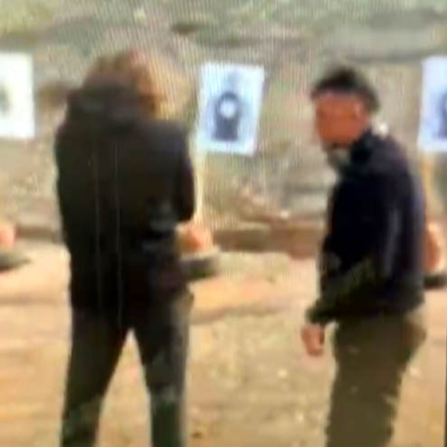 Okul saldırısının failinin poligonda atış yaptığı görüntülere ilişkin 1 pol...