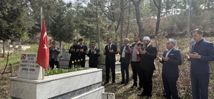 Şehit Polis Memuru Mustafa Yavuz mezarı başında anıldı