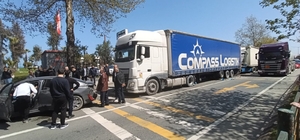 Trabzon'da zincirleme kaza ucuz atlatıldı