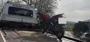 Edirne’de abart egzoz kullanan motosiklet sürücüsüne 24 bin lira ceza