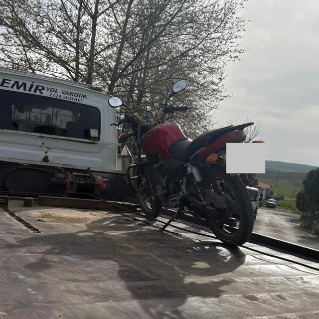 Edirne'de abart egzoz kullanan motosiklet sürücüsüne 24 bin lira ceza