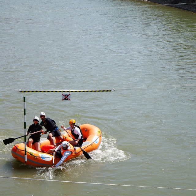 Rafting Şampiyonası'nın ikinci gününde slalom yarışları yapıldı