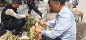 Elazığ'da bahar otları tezgahlarda yerini aldı