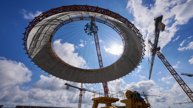 Akkuyu NGS'nin 2. Güç Ünitesi'nde iç koruma kabuğunun 6'ncı katmanı kuruldu
