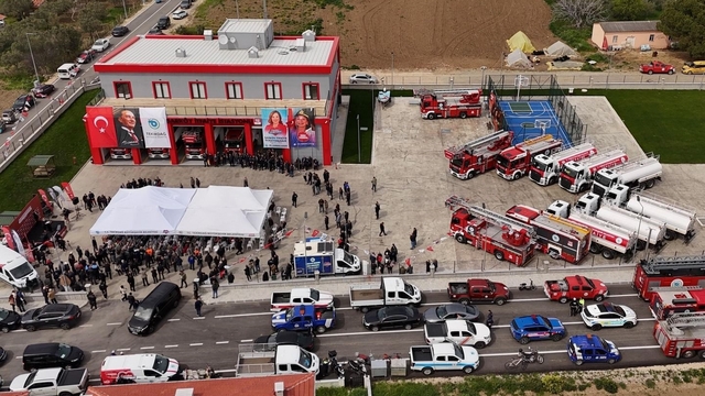 Şarköy'de modern itfaiye istasyonu hizmete açıldı
