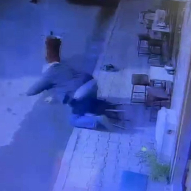 Taburede uyudu, yerde uyandı