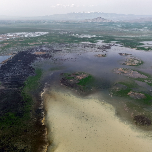 Akşehir Gölü 8 yıl aradan sonra su tutmaya başladı