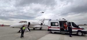 Van'da 2 günlük bebek için ambulans uçak havalandı