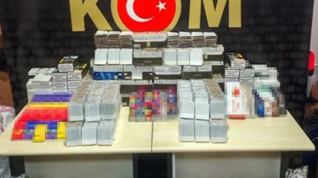 Kaçak tütün ve sigara operasyonunda 1 şüpheli yakalandı