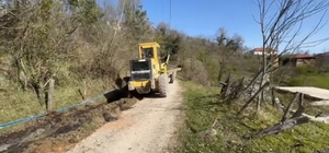 Sinop'ta kırsal yollarda bakım çalışmaları