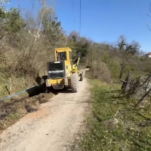 Sinop'ta kırsal yollarda bakım çalışmaları