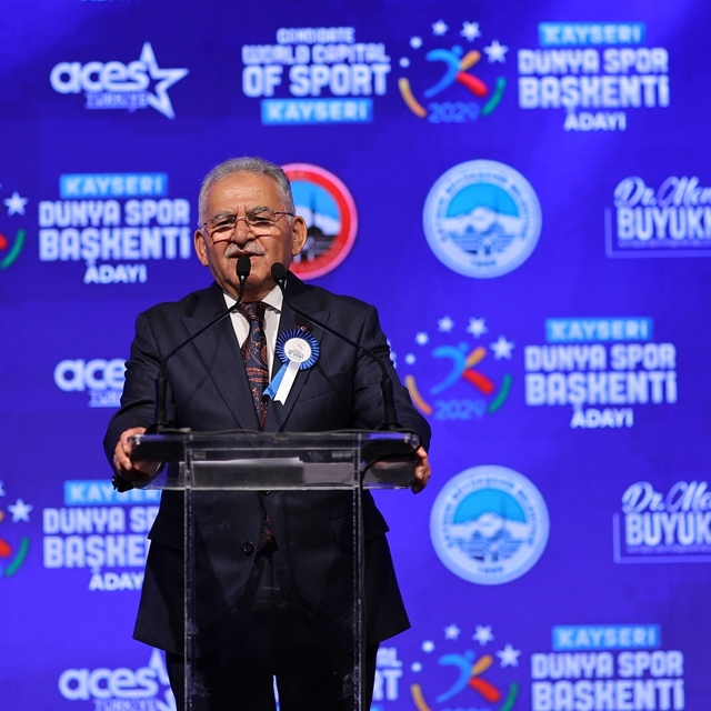 Kayseri'nin "2029 Dünya Spor Başkenti" adaylık sürecine ilişkin lansman top...